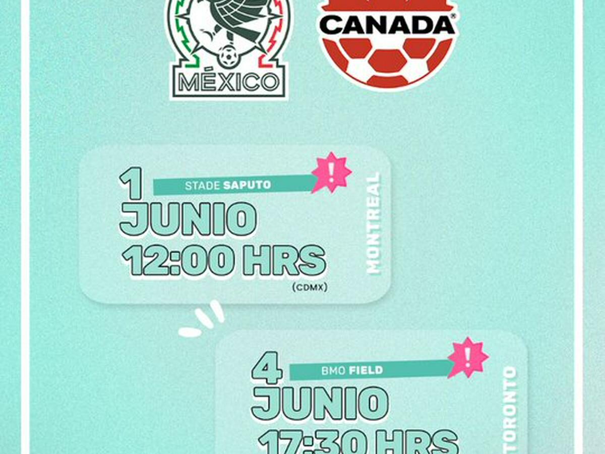 La selección mexicana femenil sostendrá dos amistosos con Canadá