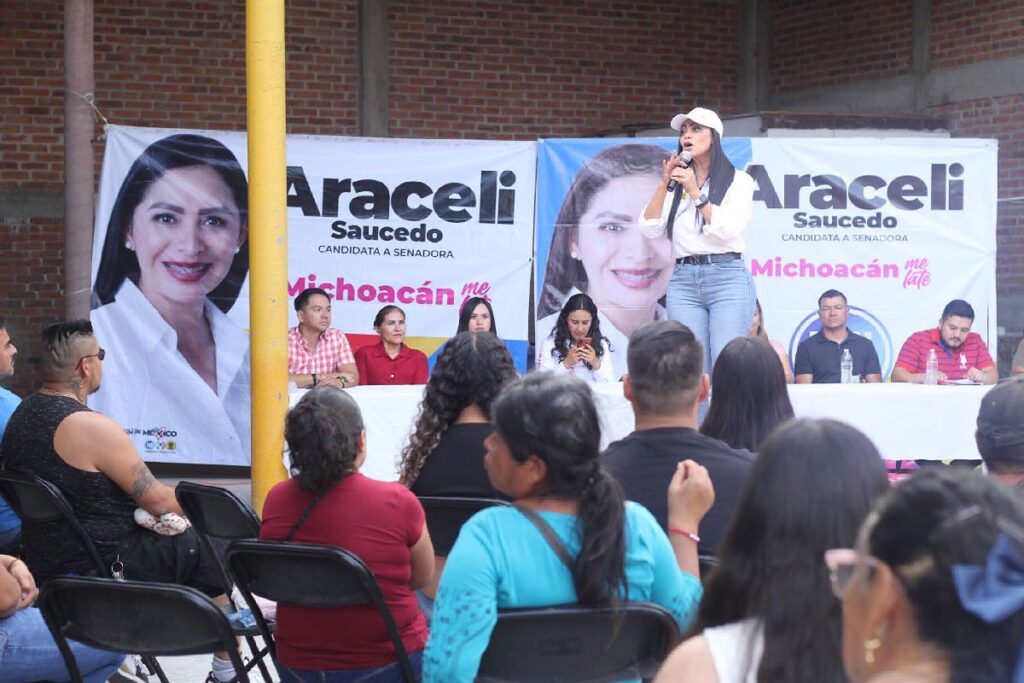 Araceli Saucedo para el Senado - mitin