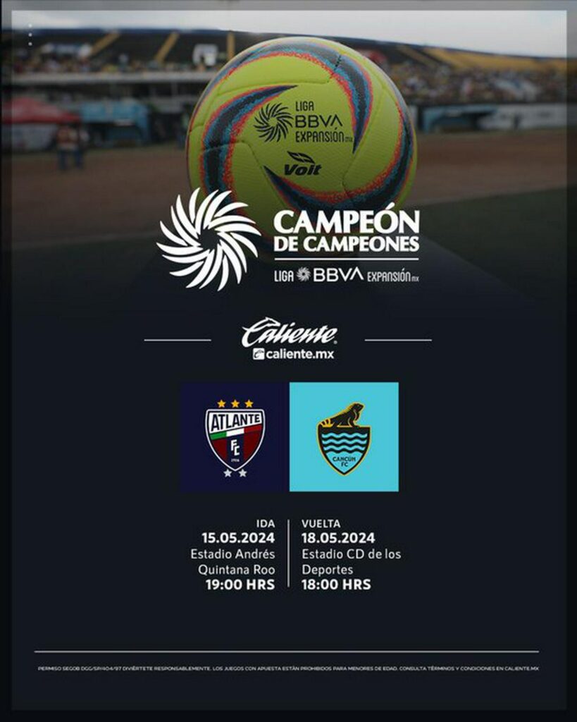 Campeón de Campeones Liga de Expansión MX - horario