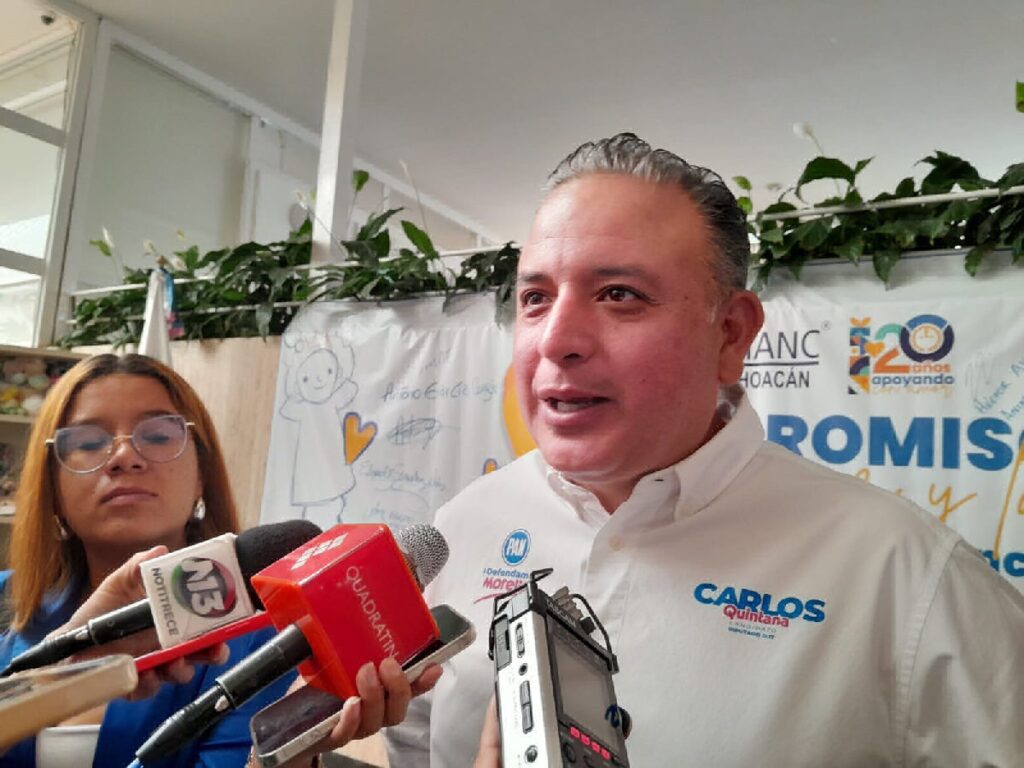 candidato asegura estar arriba en encuestas en Morelia