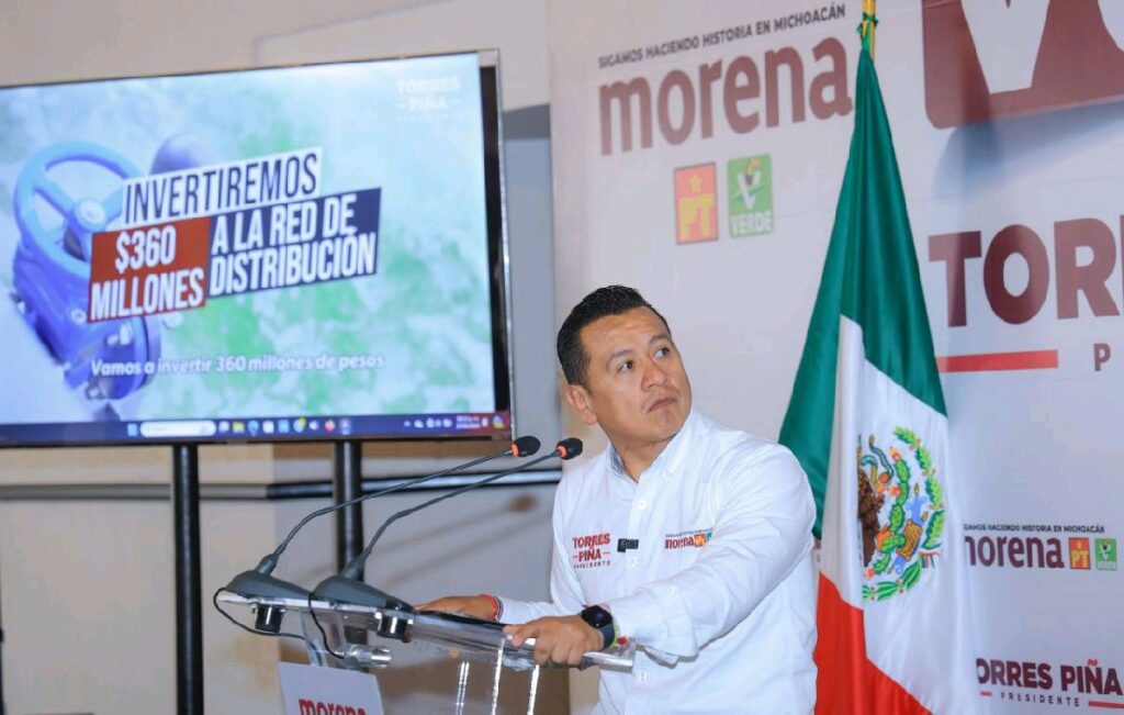 candidato comprometido con el abasto de agua en Morelia