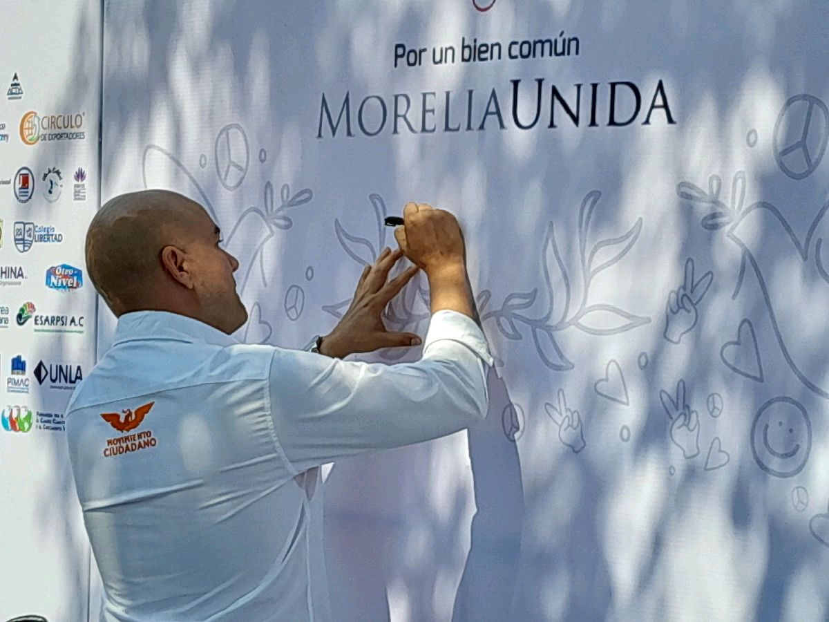 candidatos a alcaldía de Morelia firman agenda ciudadana