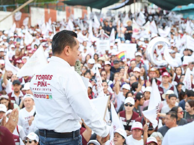 Carlos Torres Piña alista segundo cierre de campaña en distrito 11 de Morelia