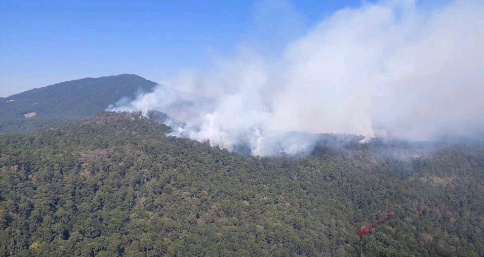 control de incendio forestal pátzcuaro