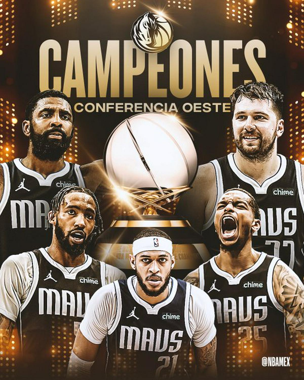 Dallas Mavericks campeones de la Conferencia Oeste