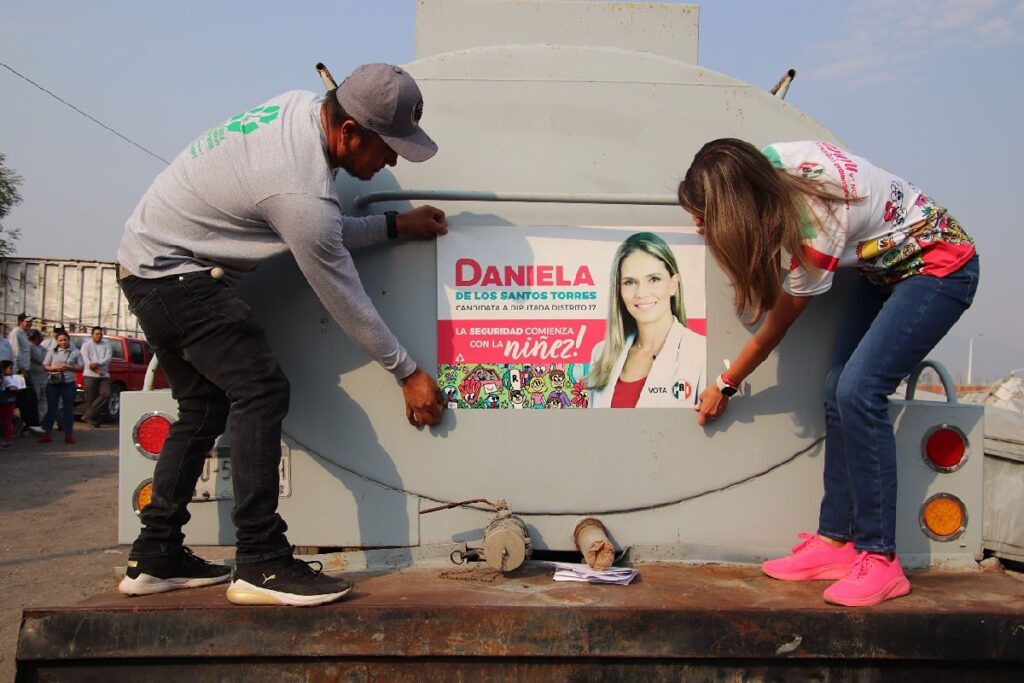 daniela de los santos diputada recolección - campaña