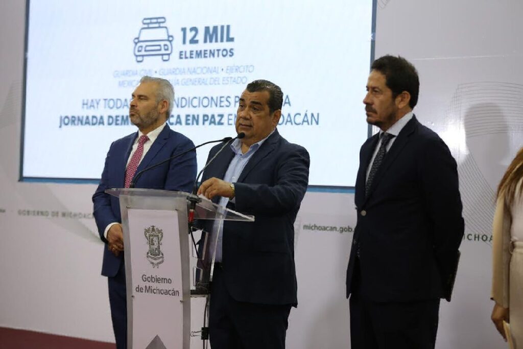 desplegarán 12 mil agentes para elecciones en Michoacán