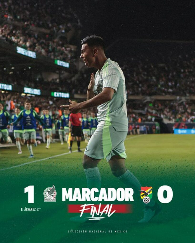 El Tri vence a Bolivia - marcador