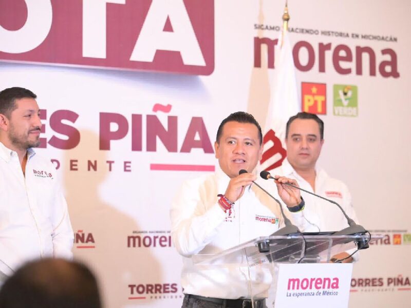 Encuestan pronostican triunfo de Carlos Torres Piña en Morelia