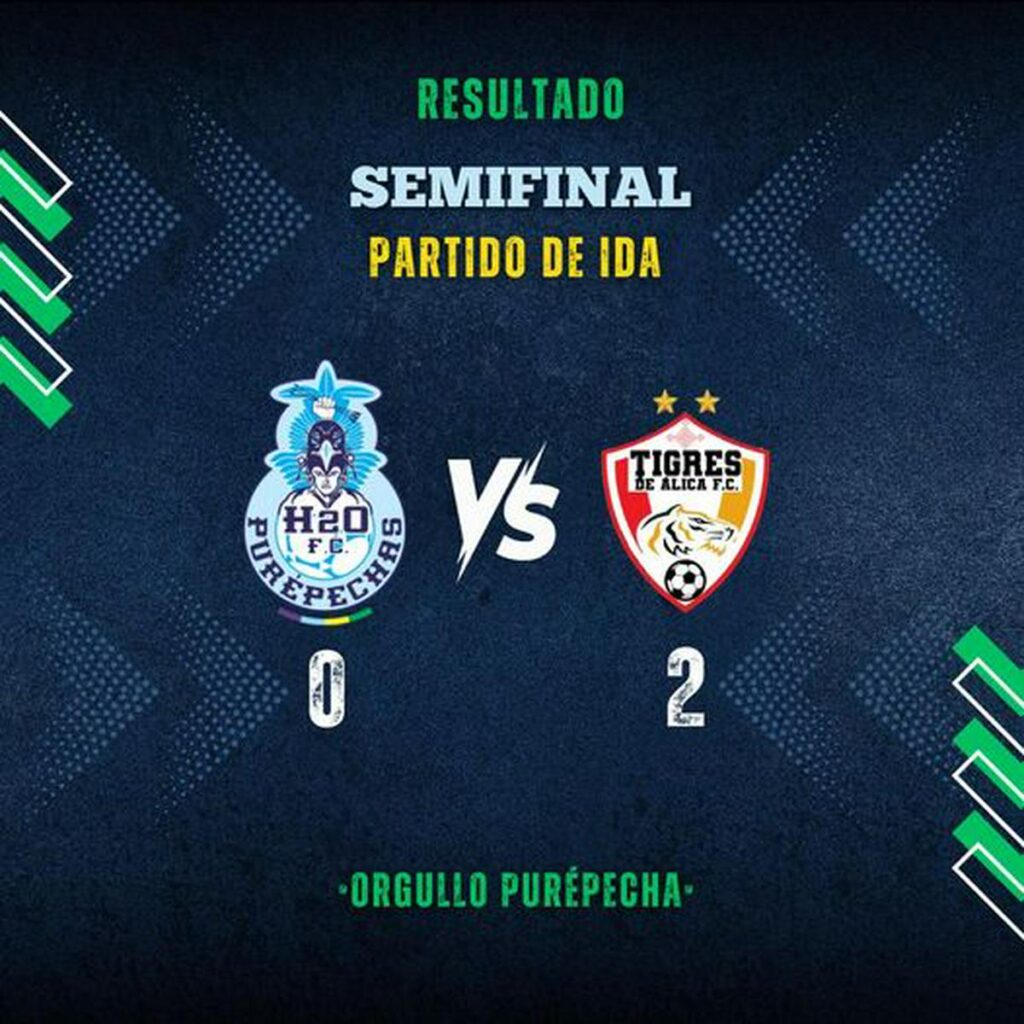 H20 Purépechas FC cae en semifinales - marcador