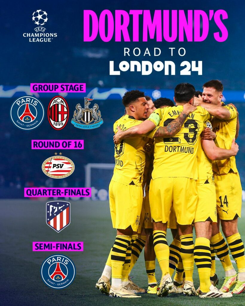 La Final de la Champions League 2024 - Dortmund