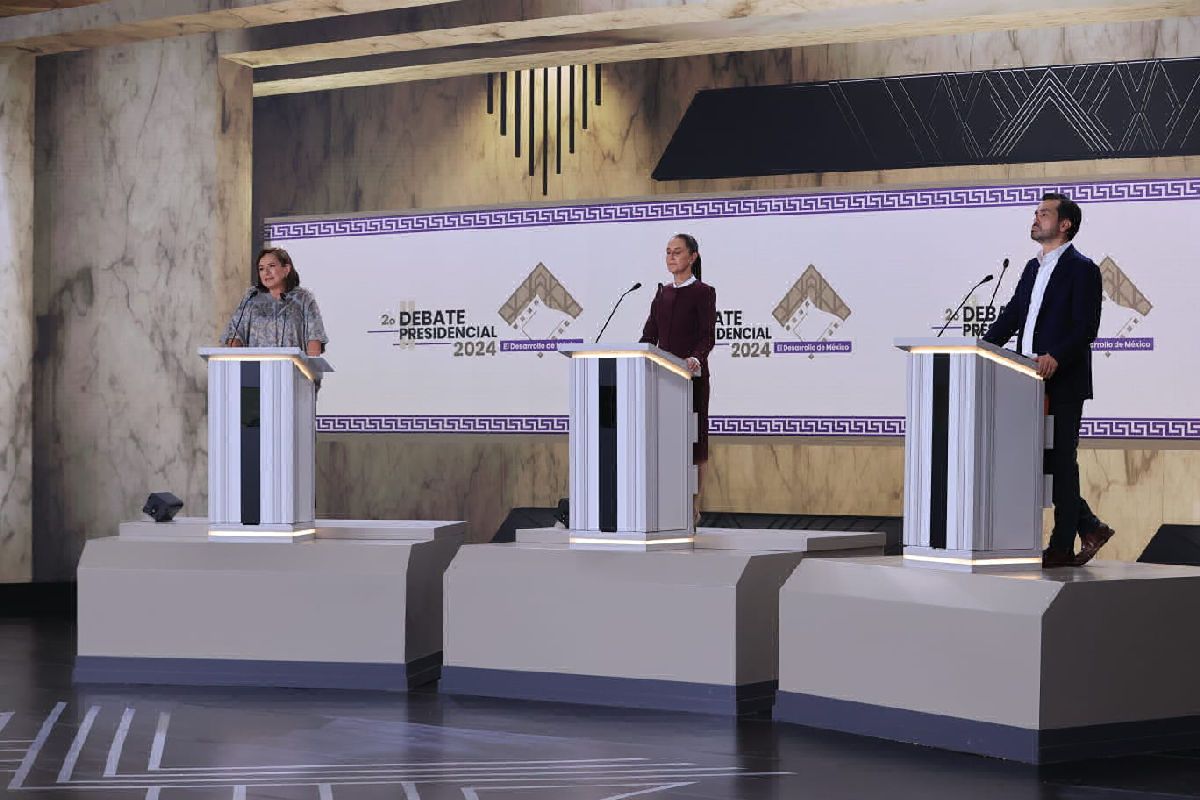 listo para el tercer debate presidencial en México