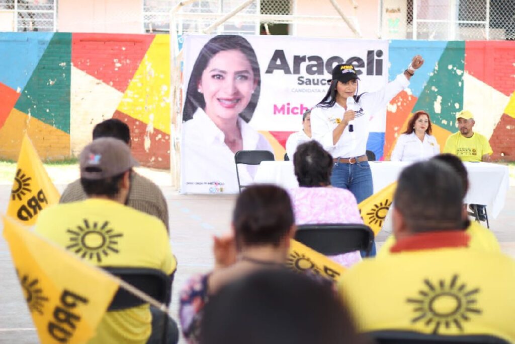 Llama Araceli Saucedo a mujeres a manifestar su voto este 2024