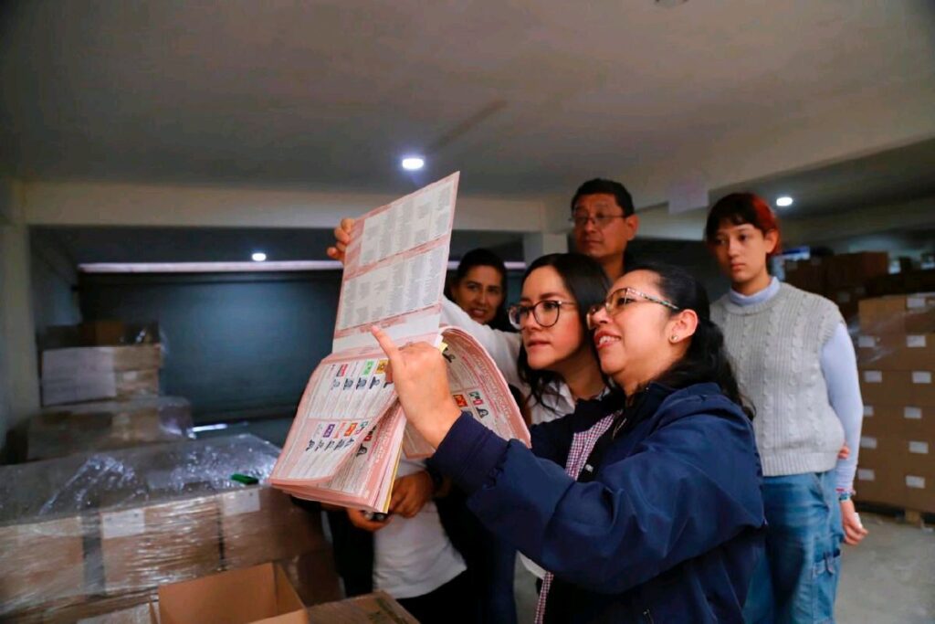 llegan las boletas para elecciones locales 2024 a Michoacán