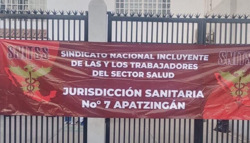 Manifestación sindical de trabajadores del SSM continúa