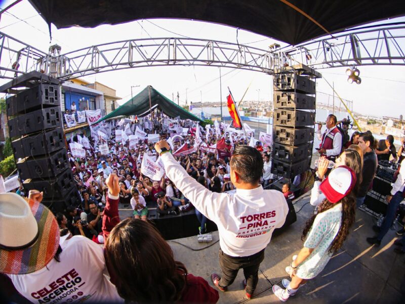 Más de 5 mil simpatizantes de la 4T ratifican su apoyo a Torres Piña en el Distrito 11