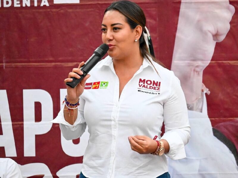 Mónica Valdez promete cuarta transformación para Zacapu