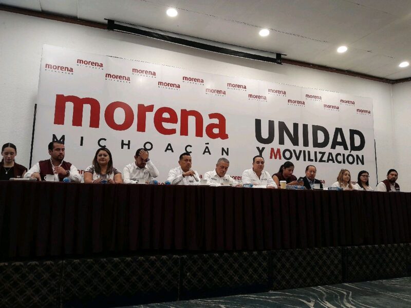 Morena anuncia unidad en grupos internos en Michoacán