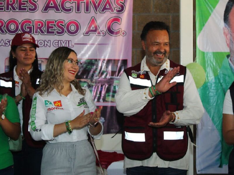 Recibe fuerte apoyo Julio arreola en Pátzcuaro
