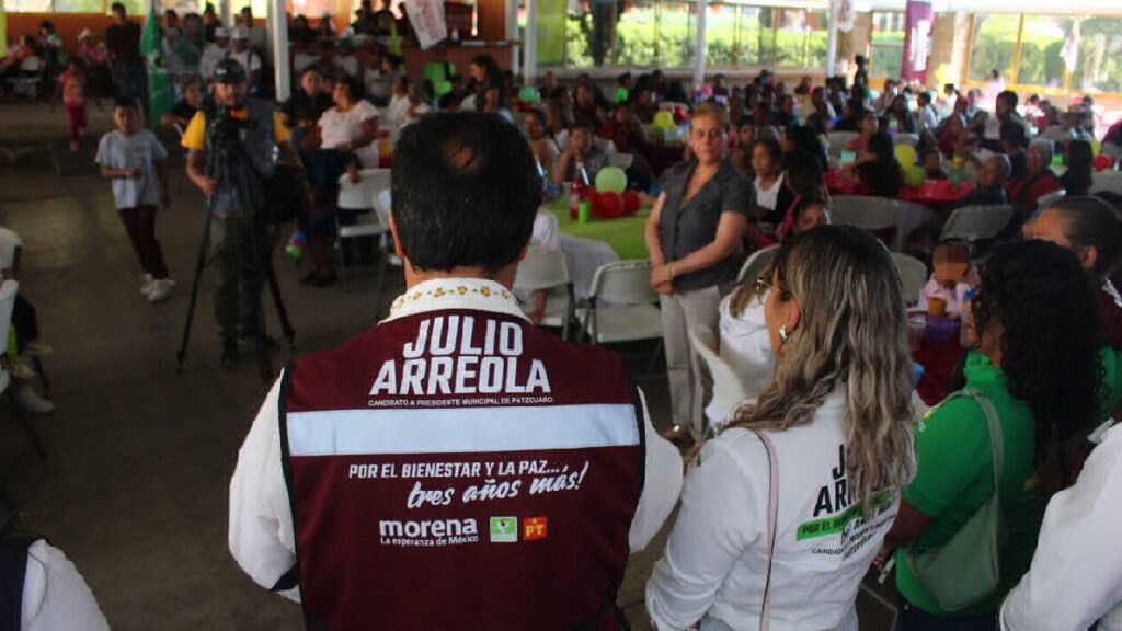 Recibe fuerte apoyo Julio arreola en Pátzcuaro - candidato