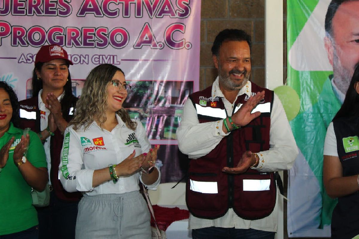 Recibe fuerte apoyo Julio arreola en Pátzcuaro