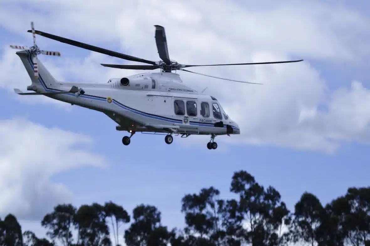 reportan accidente de helicóptero en Durango