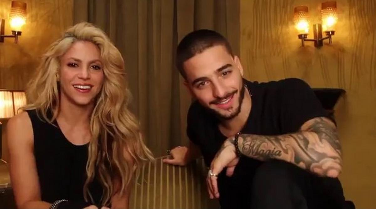 Shakira y Maluma rompen récord en Spotify con Chantaje