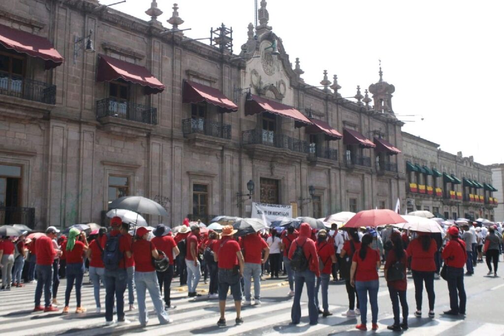 Sindicatos de Salud en Michoacán seguiran con manifestaciones, exigen convocatoria de escalafón