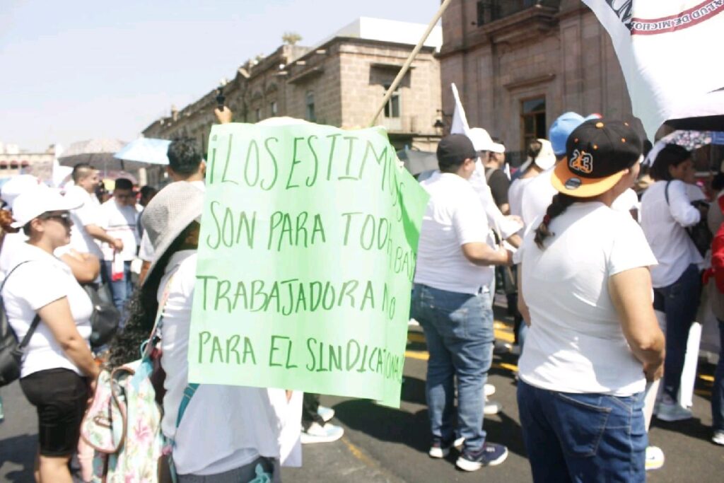 Sindicatos de Salud en Michoacán seguiran manifestaciones, exigen convocatoria de escalafón