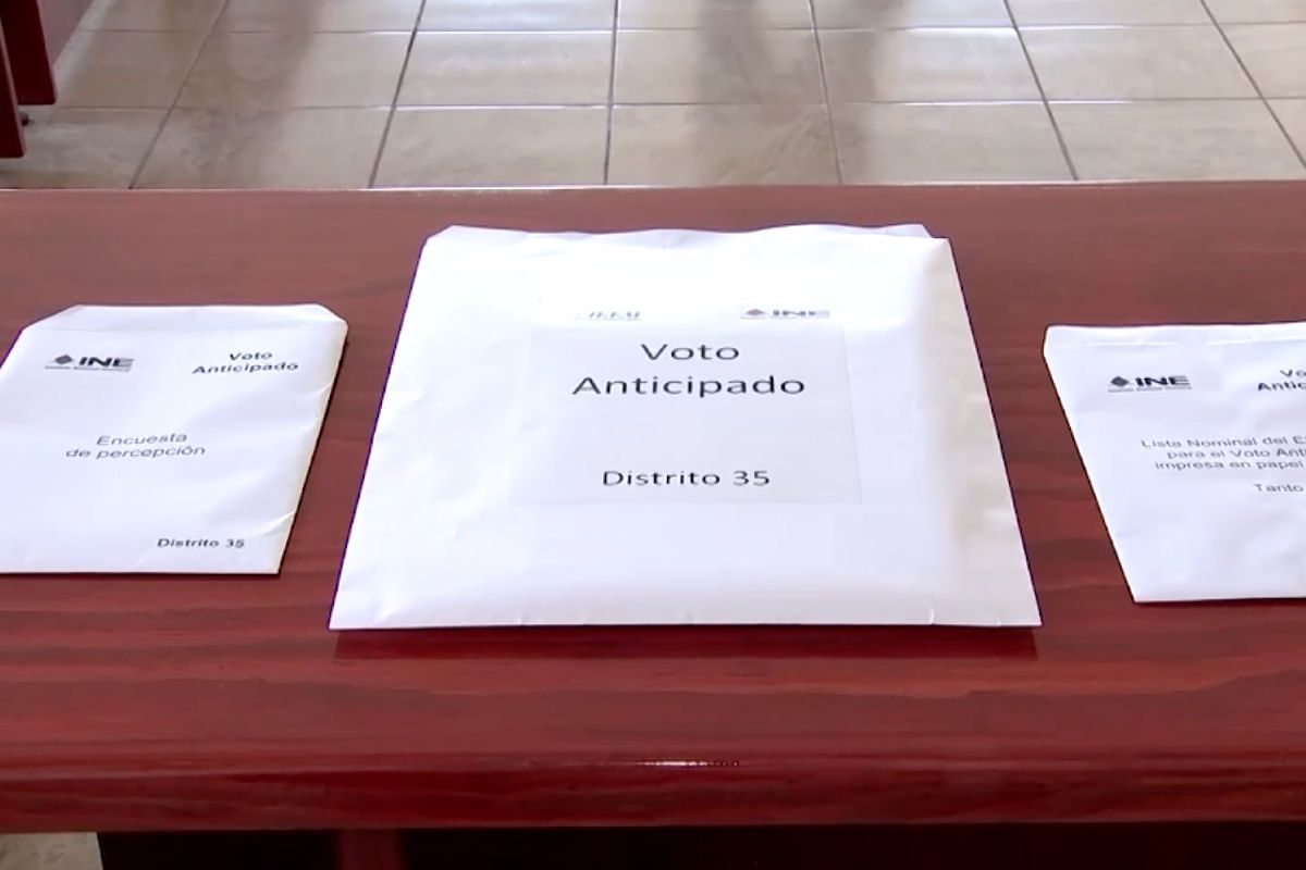 Suman 42 electores que emiten voto anticipado en Michoacán