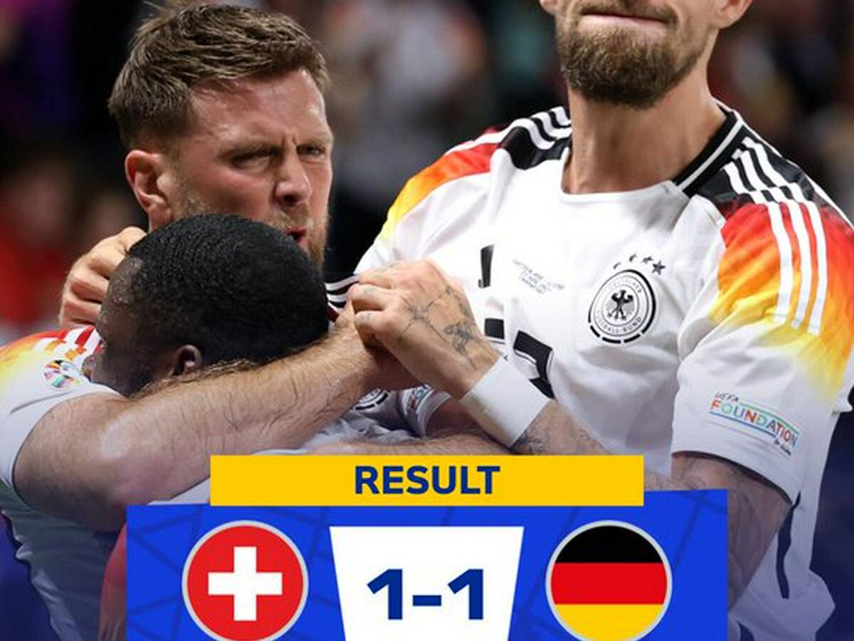 Eurocopa 2024: En tiempo de compensación Alemania evita caída y empata 1-1 con Suiza