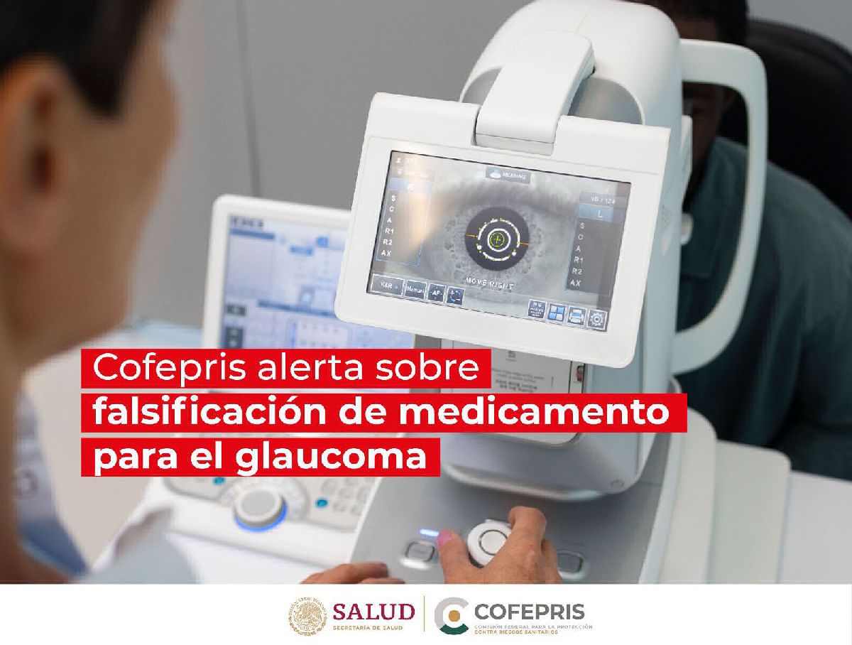 cofepris lotes falsificados tratamiento glaucoma