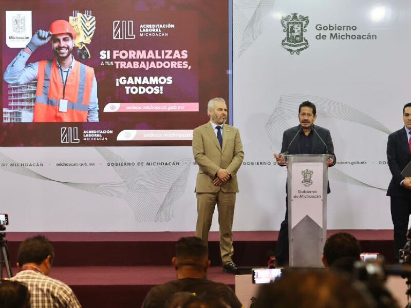 Gobierno de Michoacán da formalización laboral