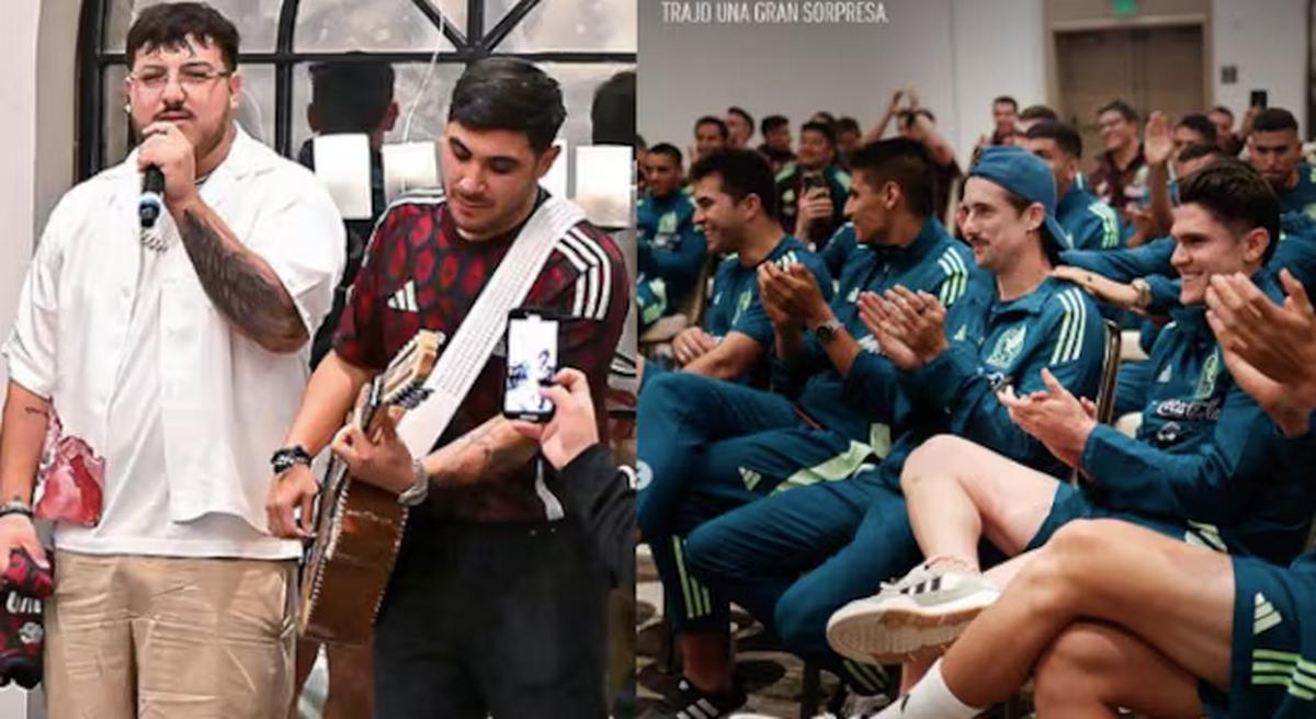 grupo frontera regala concierto a la selección mexicana