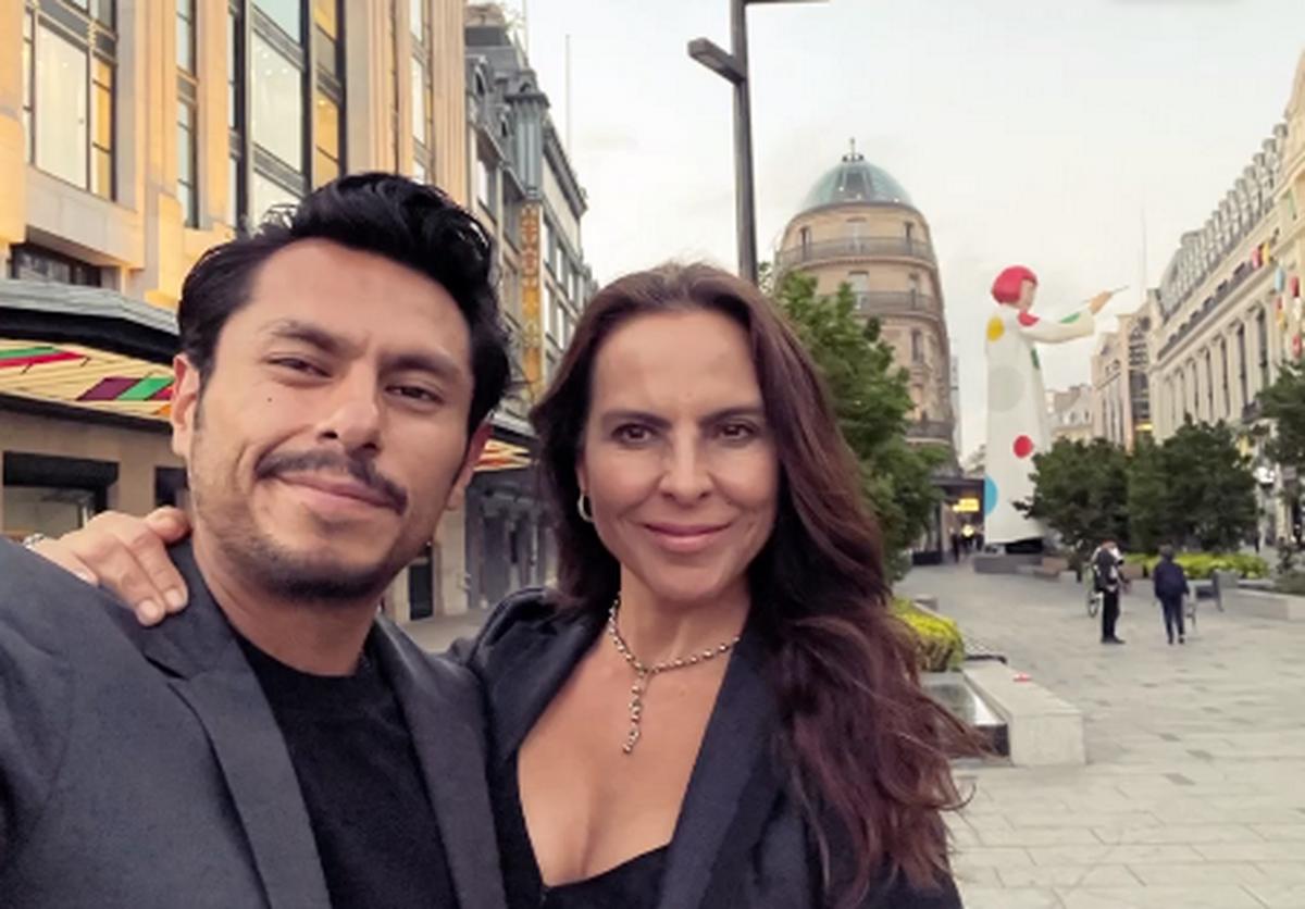 Kate del Castillo celebra aniversario con Édgar Bahena