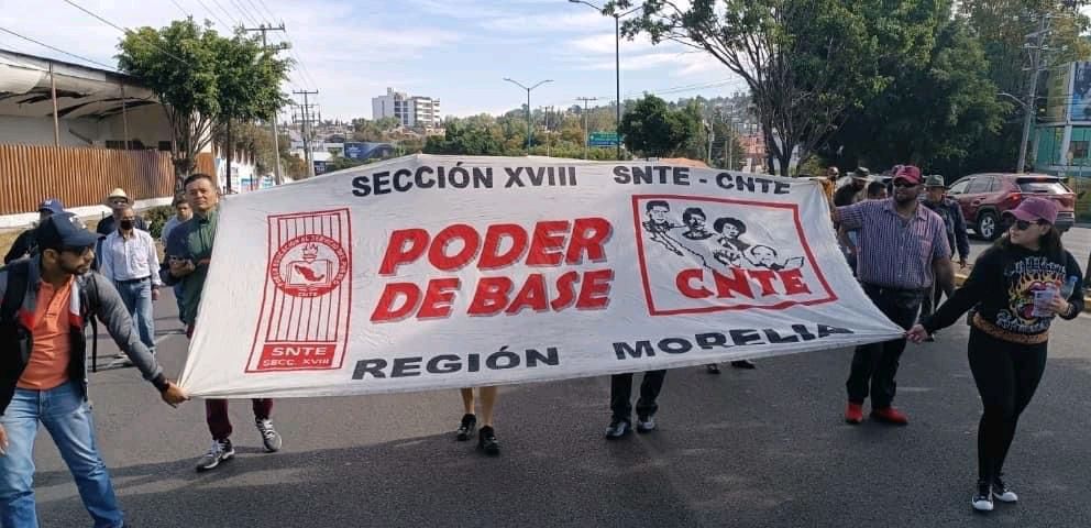La marcha de la CNTE partirá de la Casa Michoacán
