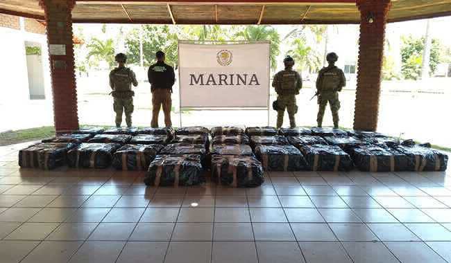 Logran aseguramiento de 50 kilos de cocaína en Lázaro Cárdenas