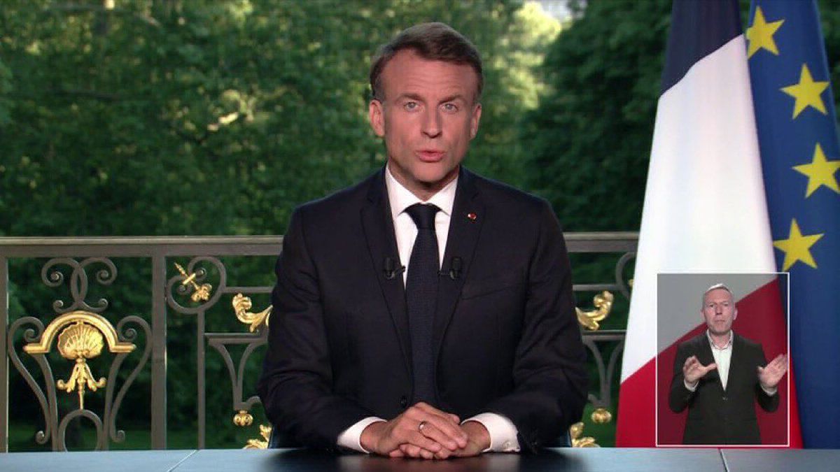 Macron anuncia elecciones legislativas anticipadas en Francia