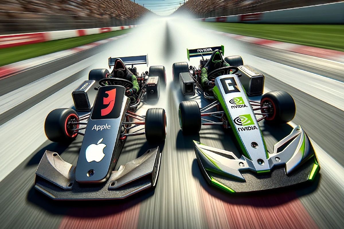 nvidia vs. apple inteligencia artificial