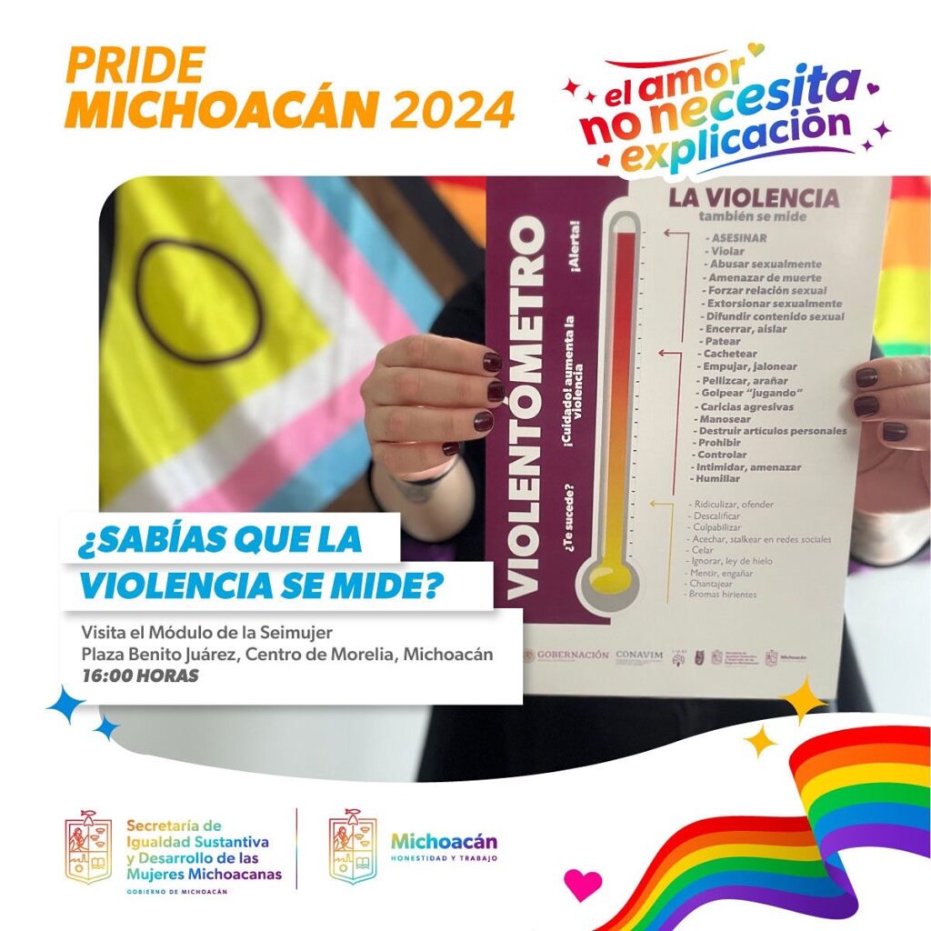 Servicios que tendrá el Gobierno en el Pride Michoacán 2024