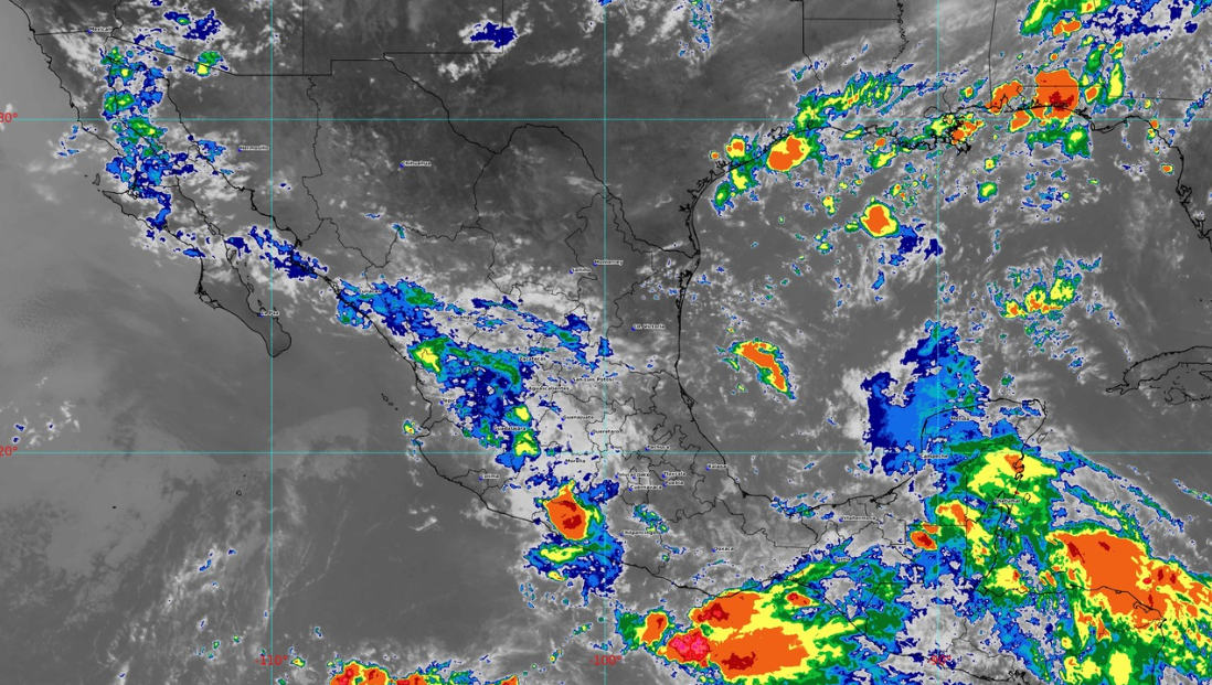 Lluvias en casi todo el país por monzón mexicano y onda tropical 12