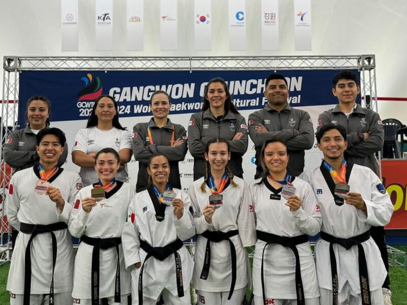 México suma seis medallas en Abierto de Taekwondo en Corea