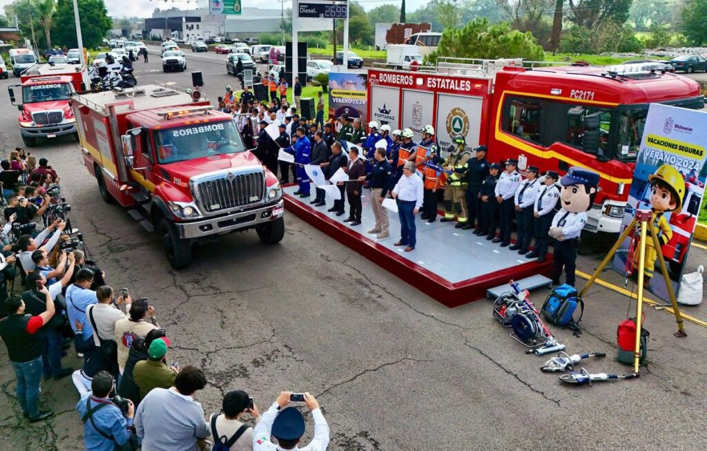 activan en Michoacán operativo de seguridad para vacaciones de verano