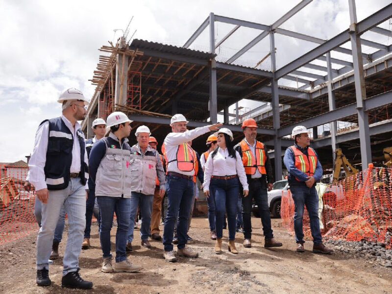 Nuevo mercado de Pátzcuaro, obra para el pueblo, al 50% de construcción: Bedolla