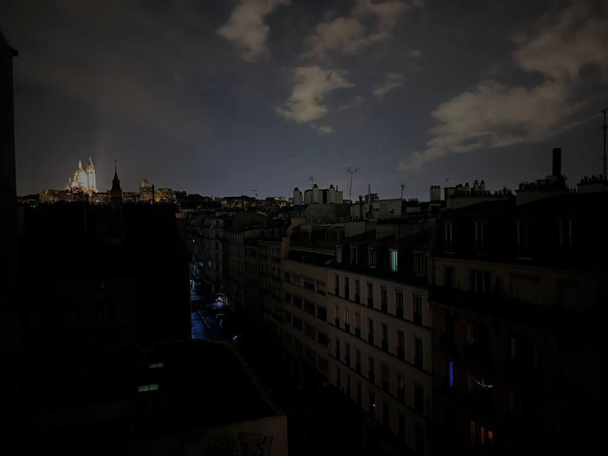 Video del apagón durante la madrugada en plenos Juegos Olímpicos en París