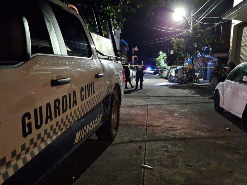 Balacean a un hombre en Uruapan, muere en hospital por homicidio