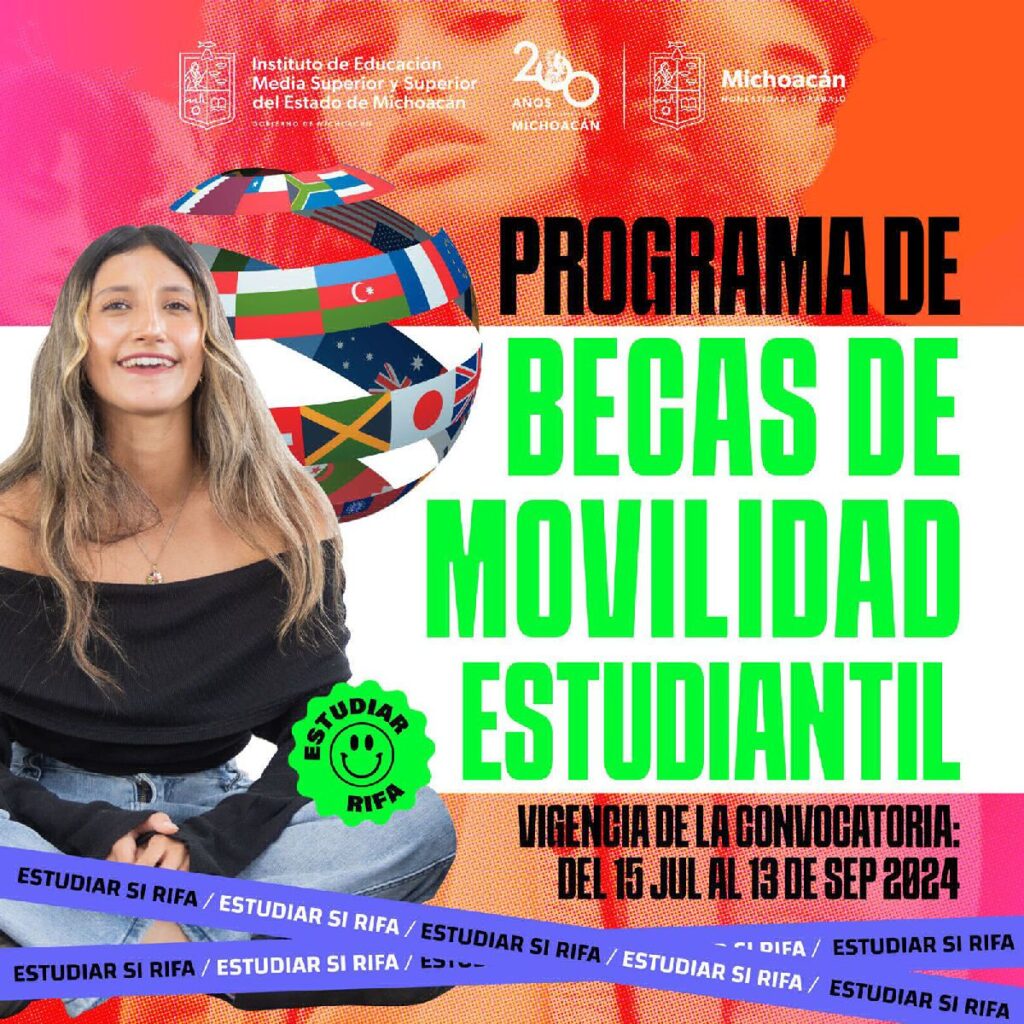 becas de movilidad estudiantil michoacán 2