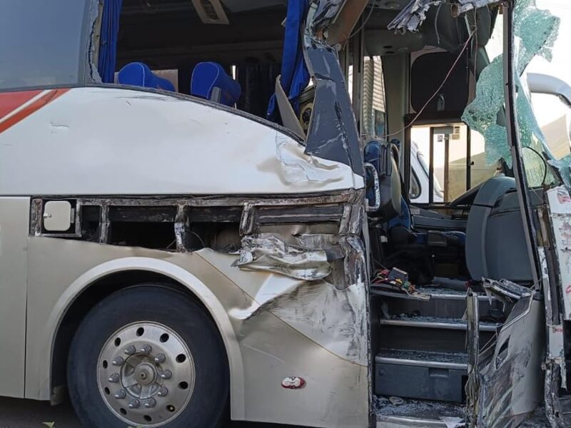 choque en la autopista Siglo XXI