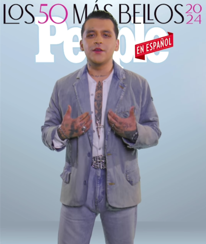 Christian Nodal en los 50 más bellos de People