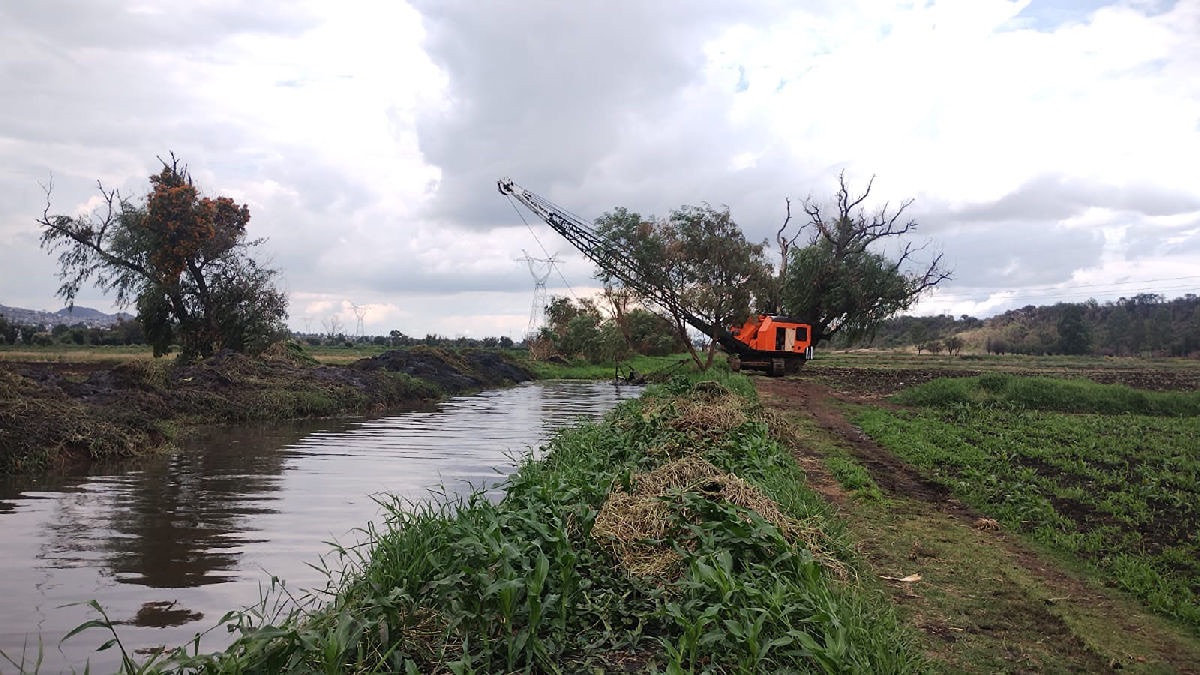 crece capacidad de ríos y drenes en Morelia por lluvias